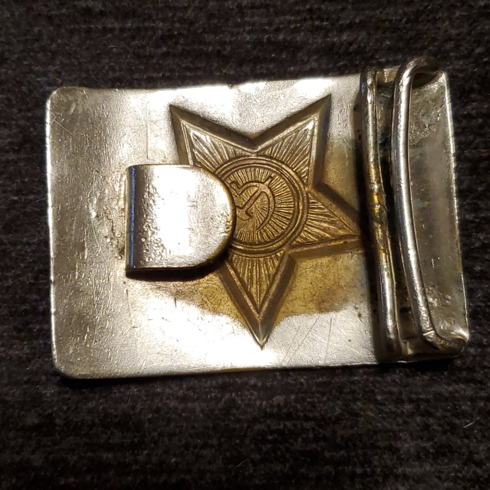VINTAGE USSR Silver Buckle - Picture 3 of 4